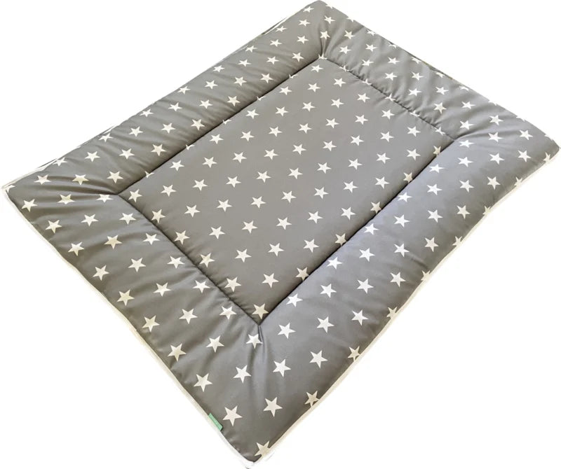 Boxkleed 70x90 75x90 75x95 80x80 80x100 100x100 Rond 90/95 cm Grijze Sterren Simpel