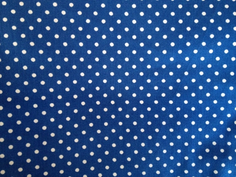 Ledikantdeken Donkerblauw Stipje