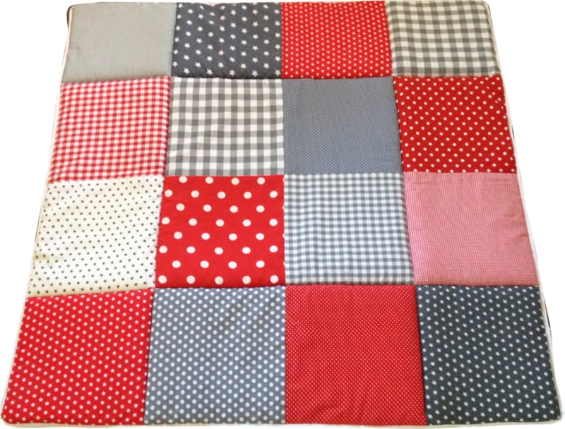 Speelmat foam auto speelmat speelmat kinderen speelmat groot Rood met grijs