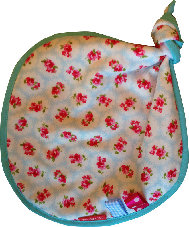 Speendoekje Mintgroene Bloemetjes