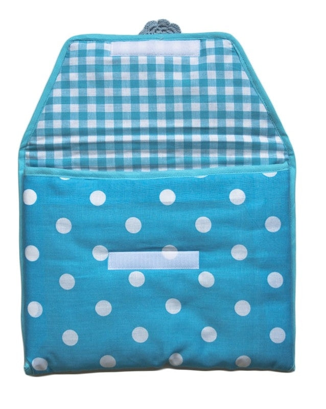 Verschoonmatje Blauwe Stip