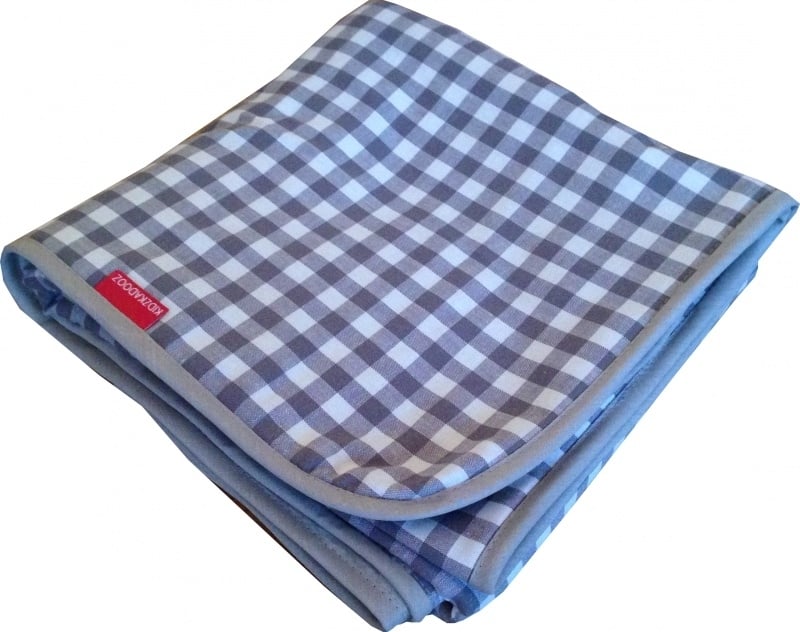 Wiegdeken Grijze Ruit