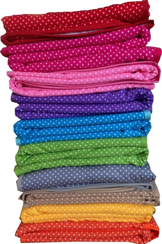 Wiegdeken Lichtroze Stipje