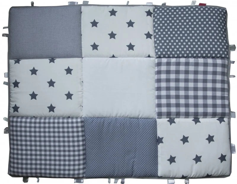 Boxkleed 70x90 75x90 75x95 80x80 80x100 100x100 Rond 90/95 cm Wit Grijze Sterren