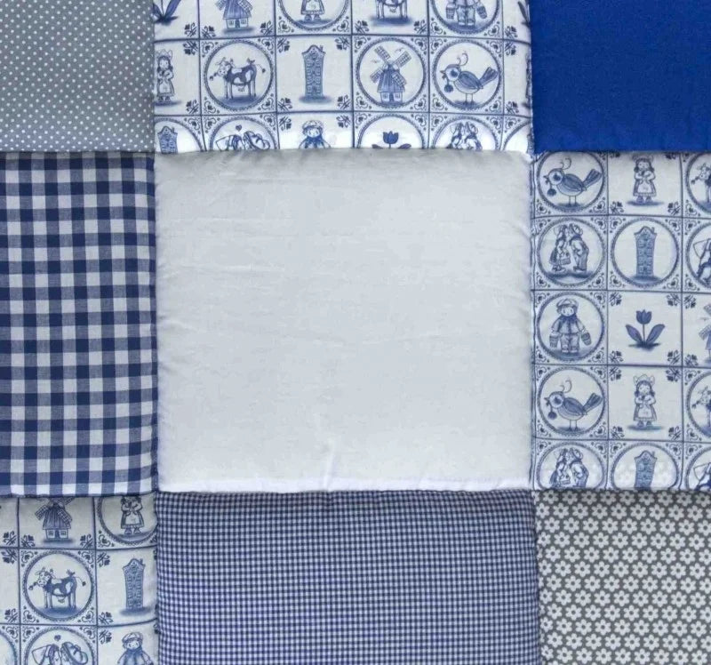 Boxkleed 70x90 75x90 75x95 80x80 80x100 100x100 Rond 90/95 cm Delftsblauw