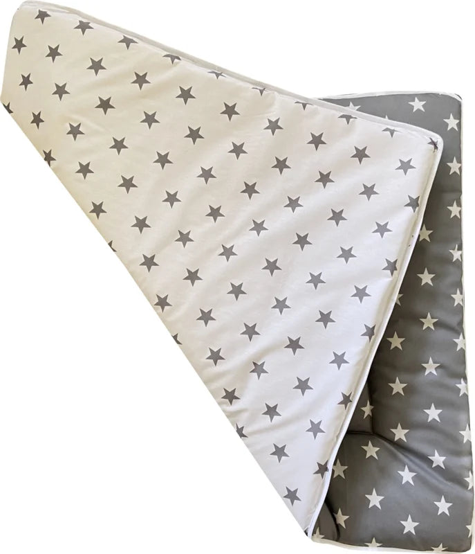 Boxkleed 70x90 75x90 75x95 80x80 80x100 100x100 Rond 90/95 cm Grijze Sterren Simpel