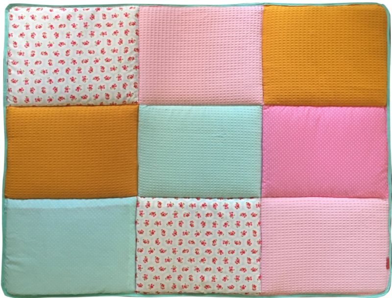 Boxkleed 70x90 75x90 75x95 80x80 80x100 100x100 Rond 90/95 cm Een Snoepje Roze Mintgroen en Okergeel