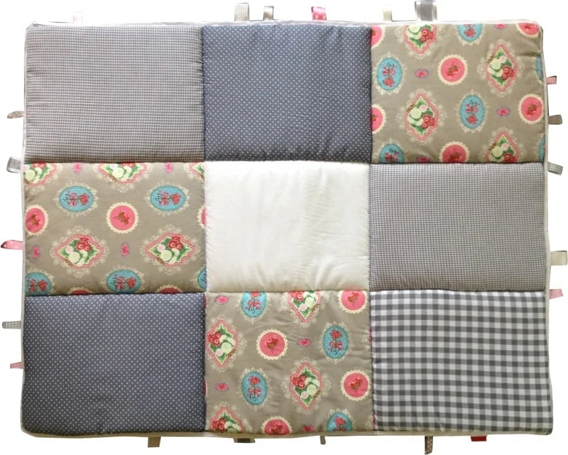 Boxkleed 70x90 75x90 75x95 80x80 80x100 100x100 Rond 90/95 cm Ornamentjes Grijs