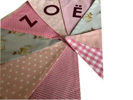 Vlaggetjes met naam: ontwerp Hertjes Zoë