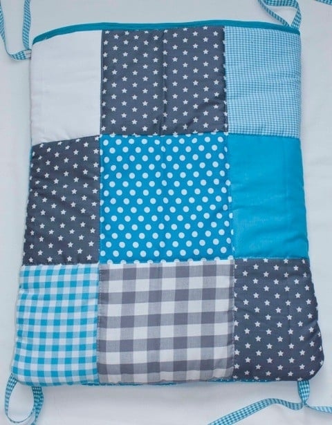 Box opbergzak Blauw/Grijs