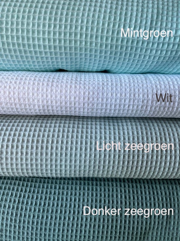 Boxkleed: Wafelstof Eigen Keuze!