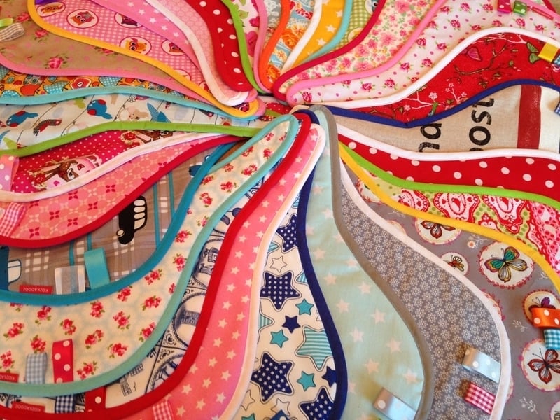 Speendoekje Lichtroze sterren roze