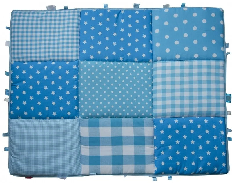 Boxkleed 70x90 75x90 75x95 80x80 80x100 100x100 Rond 90/95 cm Blauwe Sterren