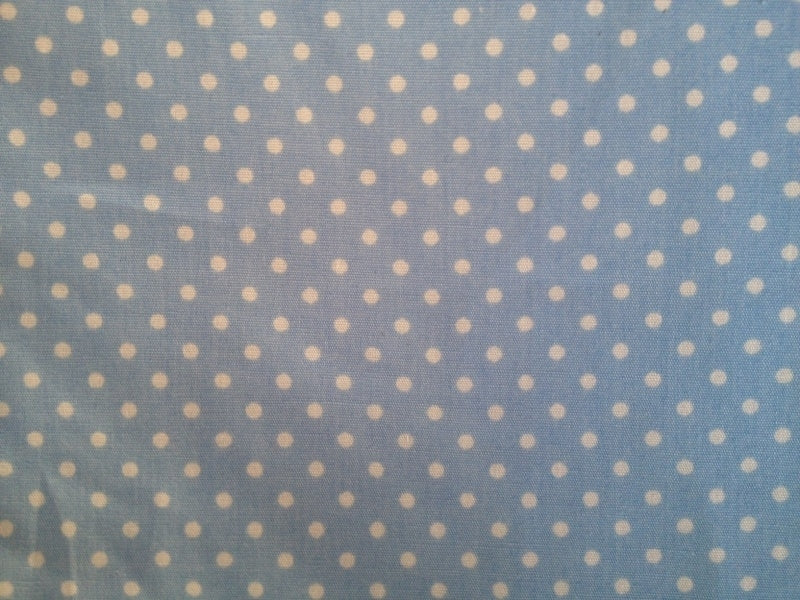 Ledikantdeken Babyblauw Stipje