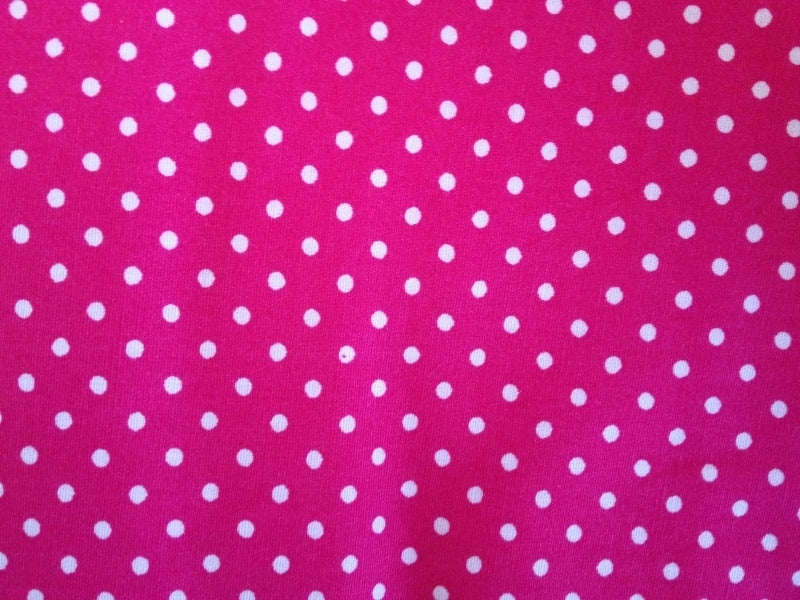 Ledikantdeken Fuchsia Stipje