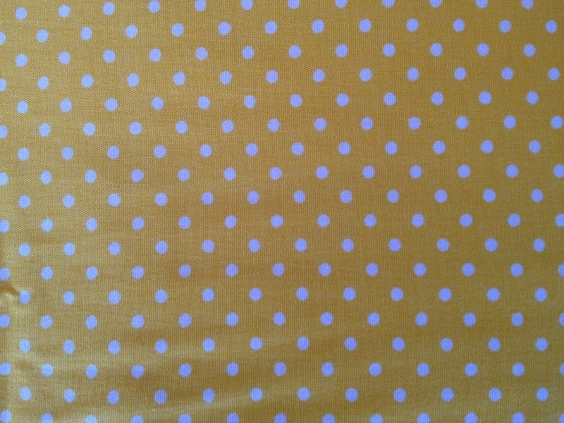 Ledikantdeken Geel Stipje