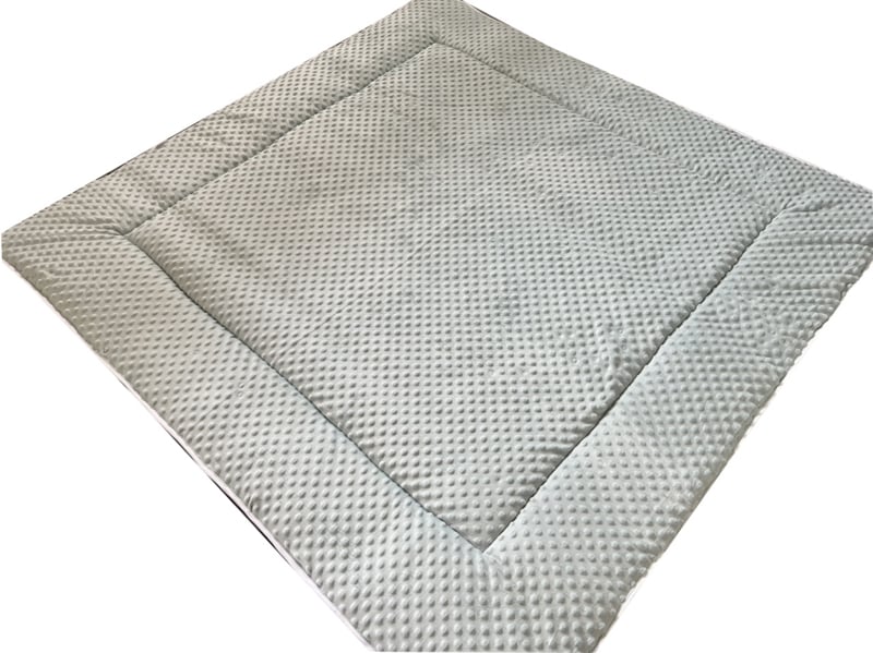 Speelkleed baby speelkleed groot Minky Zeegroen Poedergroen Wafelstof