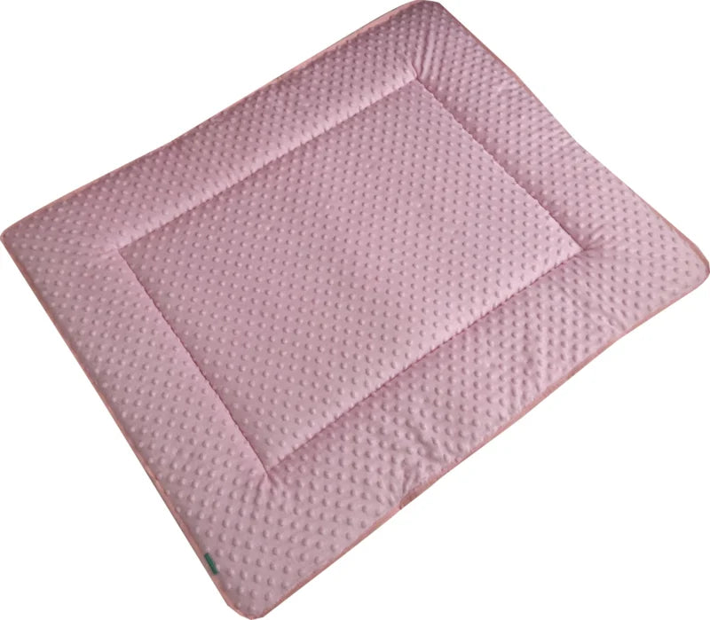 Speelmat foam auto speelmat speelmat kinderen speelmat groot Minky roze Wafelstof
