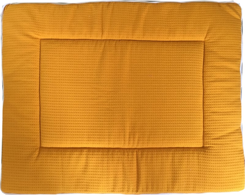 Speelmat foam auto speelmat speelmat kinderen speelmat groot Wafelstof Okergeel