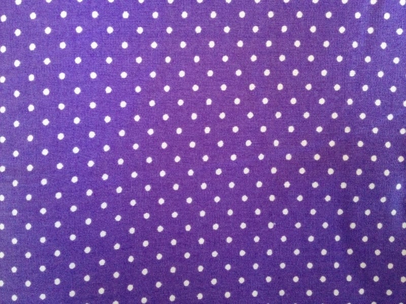 Wiegdeken Paars Stipje