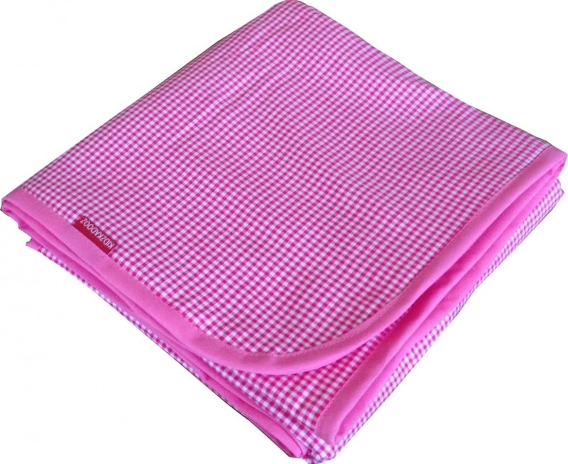 Wiegdeken Roze Ruitje